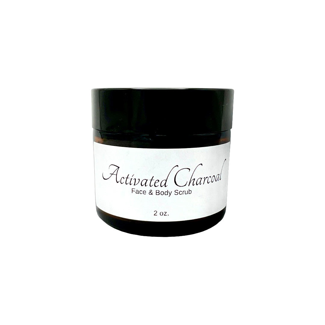 Activated Charcoal Face & Body Scrub