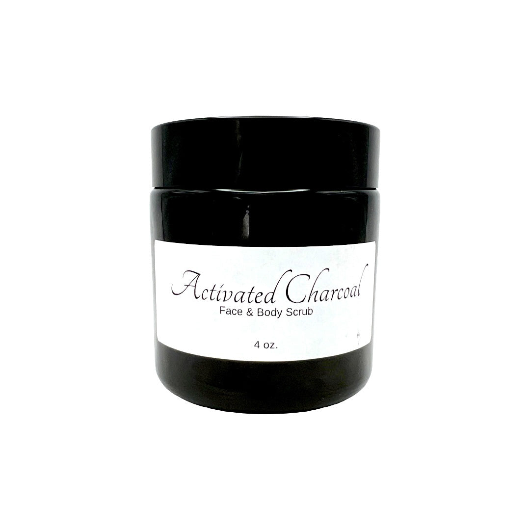 Activated Charcoal Face & Body Scrub