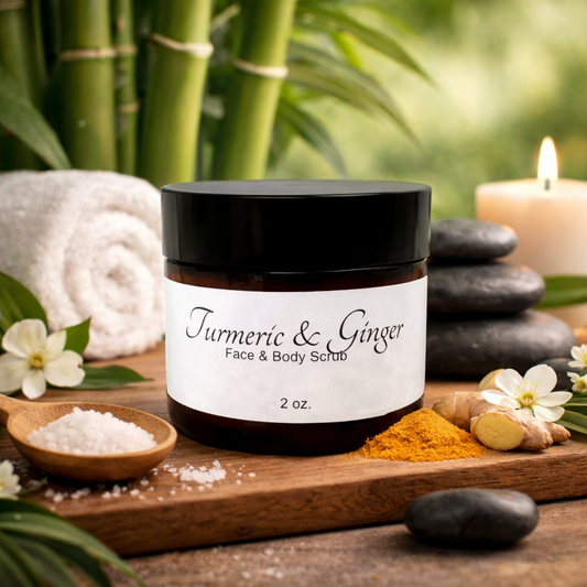 GLOW Turmeric & Ginger Face & Body Scrub