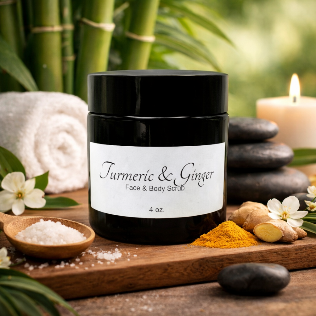 GLOW Turmeric & Ginger Face & Body Scrub
